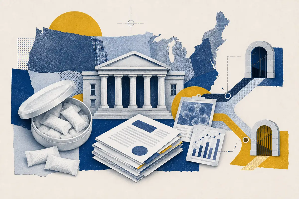 US regulatory building, product-review dossiers, evidence cards and authorization gates.